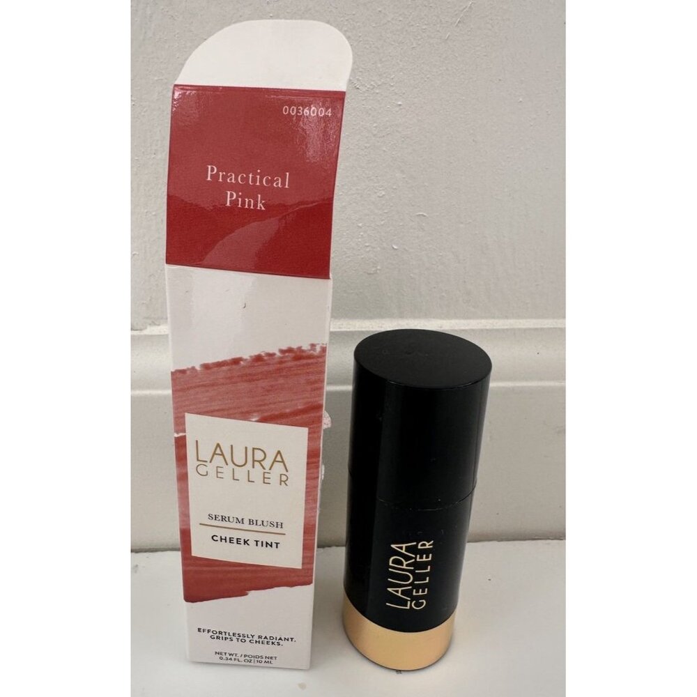 Laura Geller Serum Blush Cheek Tint Practical Pink New in Box 0.34 Oz - Picture 4 of 5